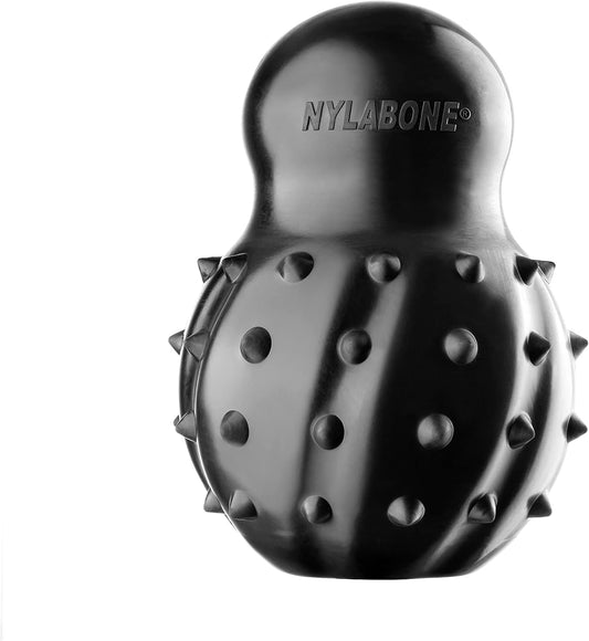 Nylabone Strong Max Cone Chew – Durable Rubber Treat Toy with Beef Scent, Large Size