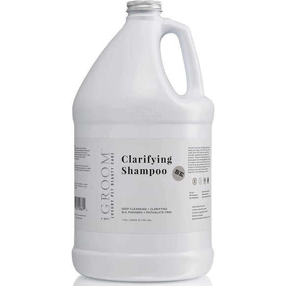 iGroom Clarifying Shampoo – Deep-Cleansing Concentrate, 1:16 Dilution, 3.8L Bottle