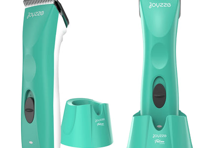 Joyzze Falcon Cordless Clipper – Quiet Two-Speed Grooming Tool with No. 10 Blade, Black