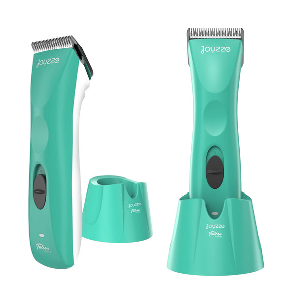 Joyzze Falcon Cordless Clipper – Quiet Two-Speed Grooming Tool with No. 10 Blade, Black