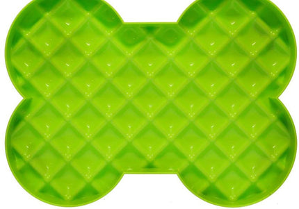 LickiMat Slodog Slow Eating Bowl – Black Non-Slip Licking Tray, Promotes Healthy Feeding