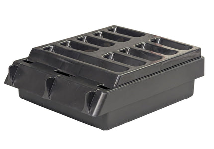 Double K The Kaddie Blade Storage and Washing Case, Ten Compartments