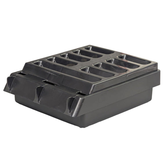 Double K The Kaddie Blade Storage and Washing Case, Ten Compartments