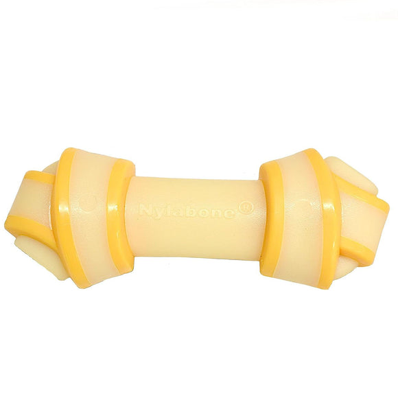 Nylabone Extreme Knot Bone – Durable Bacon and Cheese Flavored Chew, Medium Size