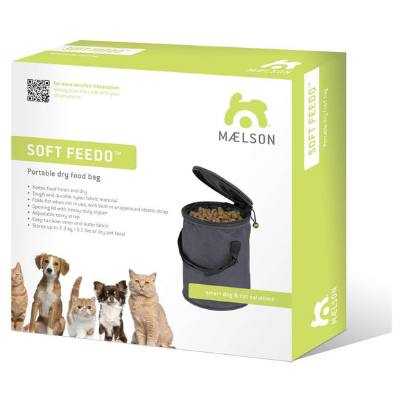 Maelson Soft Feedo Foldable Food Container – 2.3kg Capacity, Lightweight and Portable Design