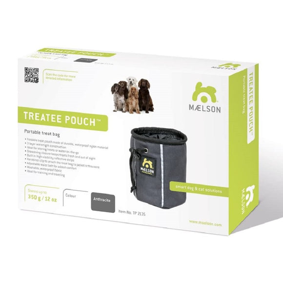 Maelson Treatee Pouch – High-Quality Treat Bag, Durable Anthracite Design