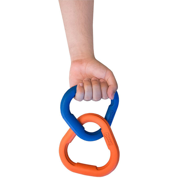 Chuckit! Ultra Links Rubber Tug Toy – Durable Interlocking Chew-Resistant Design