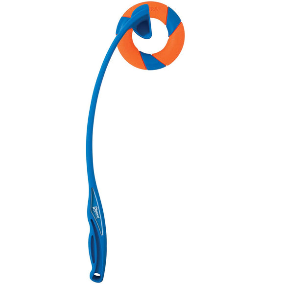 Chuckit! Ringchaser Dog Ring Launcher – Durable Interactive Fetch Toy with Ergonomic Grip