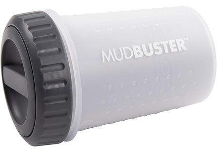 Dexas Lidded Mudbuster Medium – Closeable Silicone Paw Cleaner, Blue, Easy-Clean Design