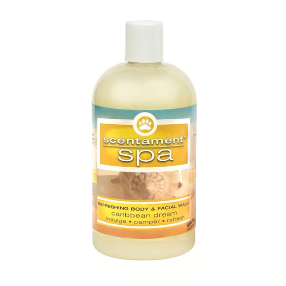 Best Shot Spa Caribbean Dream Facial & Body Wash – Exotic Scented Concentrate, Relaxing Formula, 473ml