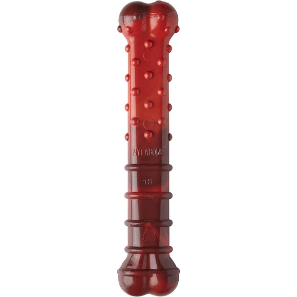 Nylabone Extreme Textured Beef Jerky Bone – Large Durable Dental Chew, Dried Beef Flavor