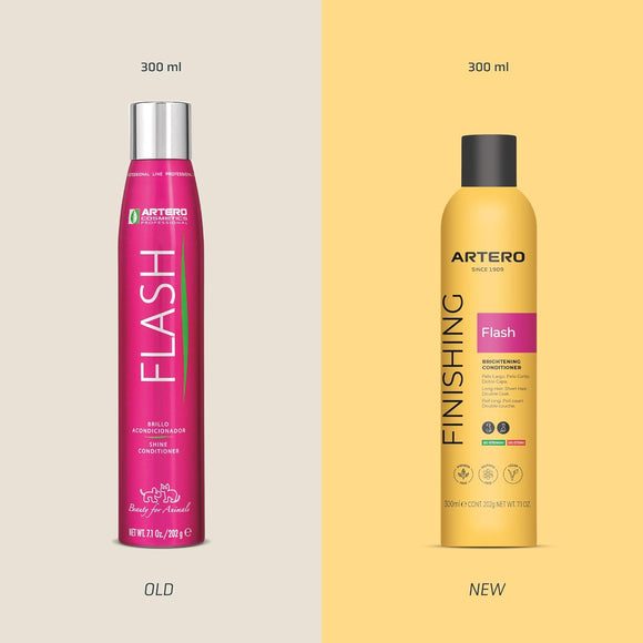 Artero Flash Coat Shine Spray 300ml – Lightweight Finishing Formula for Glossy, Healthy Fur