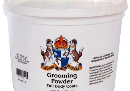 Crown Royale Grooming Powder Full Body – Volumizing Powder for Thick Coats, 908g