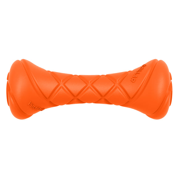 PitchDog Barbell Bone-Shaped Fetch Toy – Lightweight Durable Orange Design