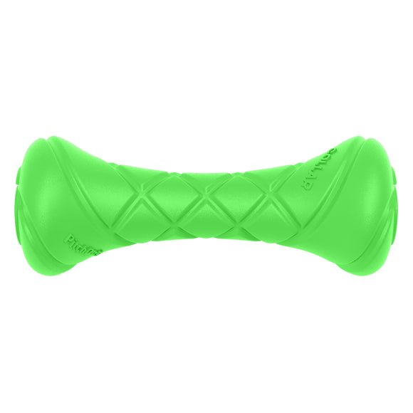 PitchDog Barbell Bone-Shaped Fetch Toy – Lightweight Durable Orange Design