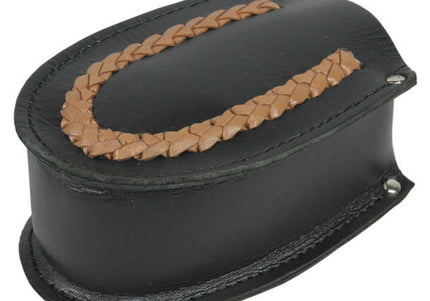 Chris Christensen Oval Brush Cover Large 20mm – Leather Protective Case for Grooming Brushes