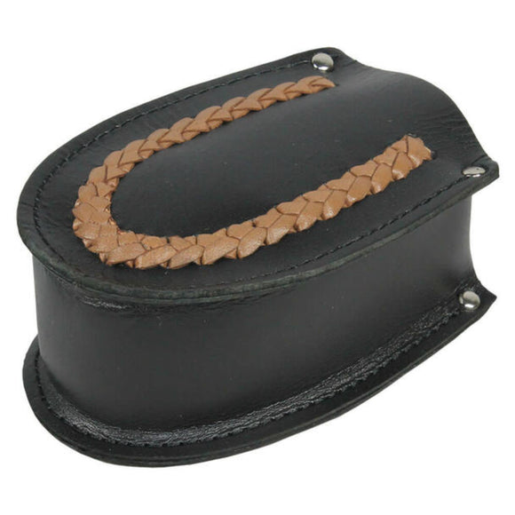 Chris Christensen Oval Brush Cover Large 20mm – Leather Protective Case for Grooming Brushes