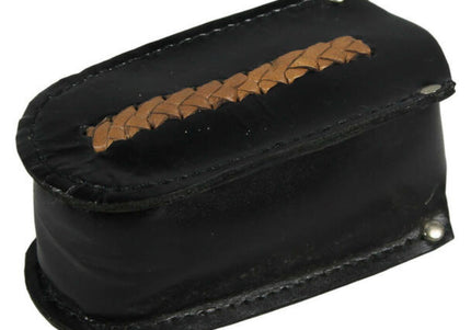 Chris Christensen Oblong Brush Cover 20mm – Genuine Leather Protective Case, Durable Design