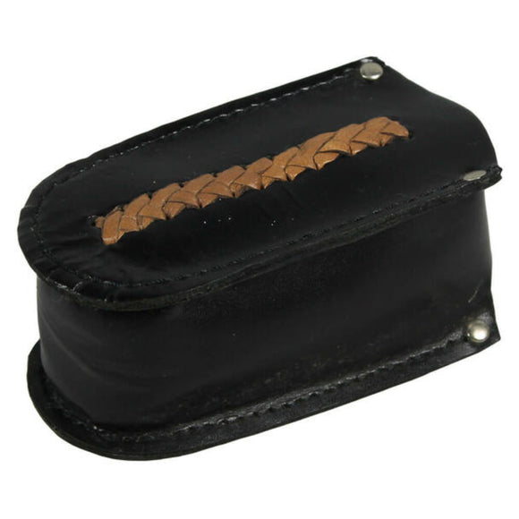 Chris Christensen Oblong Brush Cover 20mm – Genuine Leather Protective Case, Durable Design