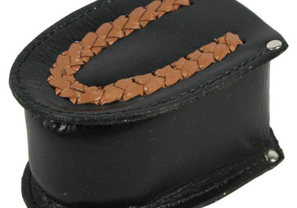 Chris Christensen Oval Brush Cover Small 20mm – Leather Protective Case for Grooming Brushes