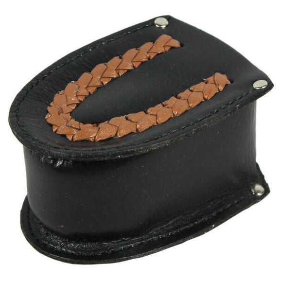 Chris Christensen Oval Brush Cover Small 20mm – Leather Protective Case for Grooming Brushes