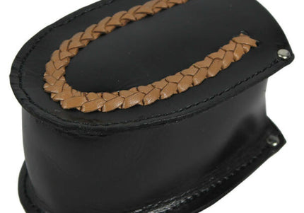Chris Christensen Oval Brush Cover Large 27mm – Leather Protective Case for Grooming Brushes