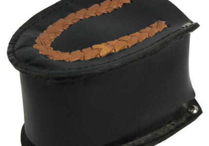 Chris Christensen Oval Brush Cover Small 27mm – Leather Protective Case for Grooming Brushes