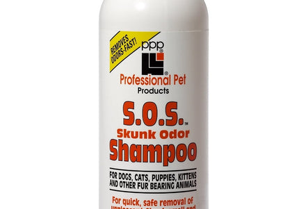 PPP Skunk Odor Shampoo – Concentrated Deodorizing Formula, 1:12 Mix, 473ml Bottle