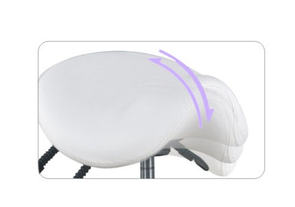 Giovanni Exclusive Grooming Chair – White, Ergonomic Design with Adjustable Height and Comfort Padding