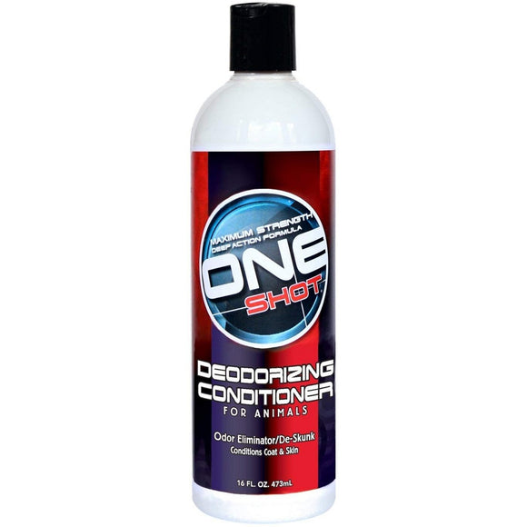 One Shot Deodorizing De-Skunk Conditioner – Professional Concentrated Formula, Highly Effective Odor Removal, 473ml