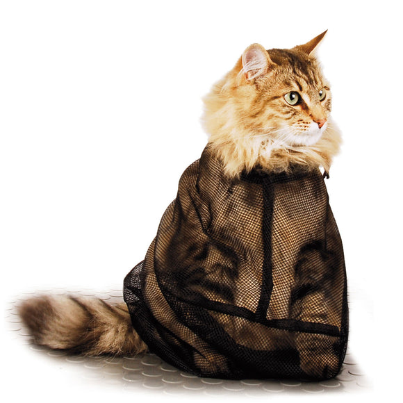 Show Tech Cat Bath Net Bag – Secure Mesh Design, 35x50cm, Easy Grooming Access