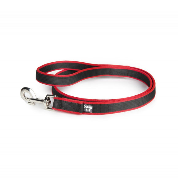 Julius-K9 Premium Jogging Leash 1.3m – Stretchy Red Lead with Shock Absorption
