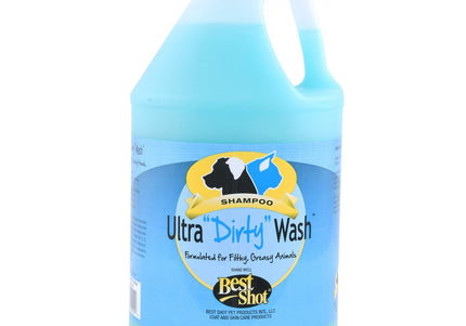 Best Shot Ultra Dirty Wash Shampoo – Deep Cleansing Concentrate, Efficient Formula, 3.8L