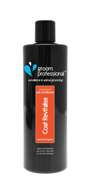 Groom Professional Coat Revitalise Tropical Conditioner – Moisturising Formula with Tropical Fruit Scent, 450ml