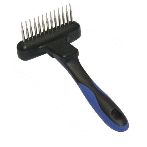 Show Tech Cross-Comb – 13 Rotating Teeth, Ergonomic Grooming Tool for Tangle Removal