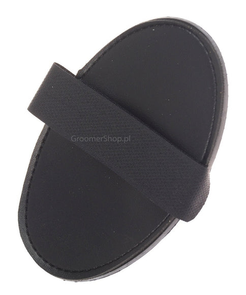 Miranda Terrier Pad Palm Oval Brush – Metal Pins, Ergonomic Design for Coarse Coats