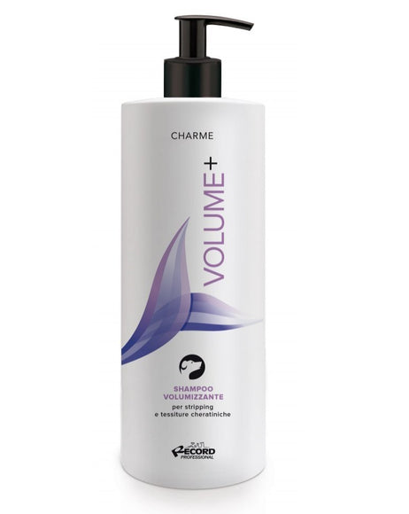 Charme Volume+ Shampoo Concentrate 1L – Volumizing Formula, 1:10 Dilution, Enhances Coat Fullness