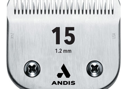 Andis UltraEdge No. 15 Clipper Blade – Precision 1.2mm Stainless Steel, Durable Edge