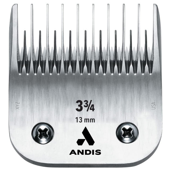 Andis UltraEdge No. 3 and 3/4 Blade – 13mm Precision Steel, Durable Clipping Performance