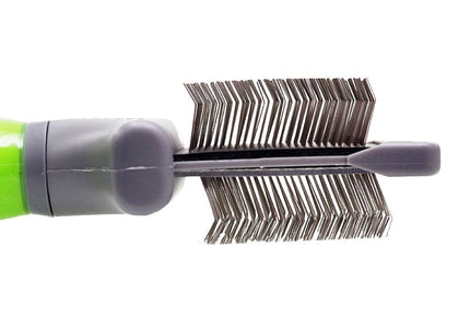 Moser Premium Slicker Brush – Double-Sided Flexible Grooming Tool with Soft Bristles