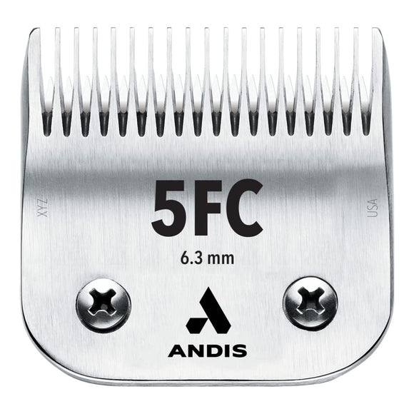 Andis CeramicEdge No. 5FC Clipper Blade – 6.3mm, Durable Ceramic Cutting Edge