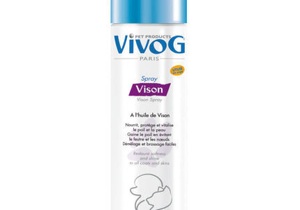 Vivog Vision Coat Conditioner Spray 500ml – Mink Oil Formula, Nourishing Shine
