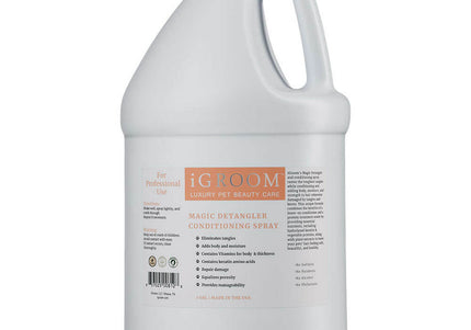 iGroom Magic Detangler Conditioning Spray 3.8L – Regenerating Formula, Eases Combing and Conditioning