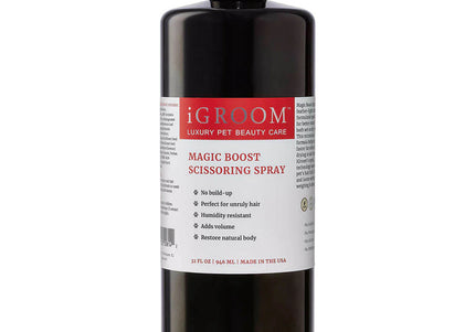 iGroom Magic Boost Scissoring Spray – Volumizing Nourishing Formula, Fast-Drying, 946ml