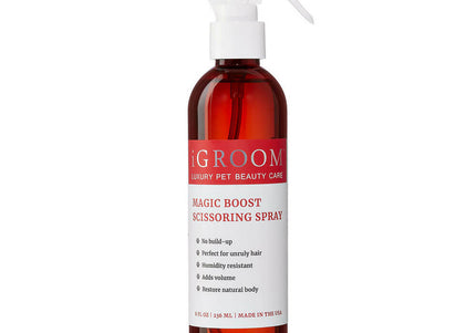 iGroom Magic Boost Scissoring Spray – Nourishing Volumizing Styling Formula, Fast-Drying, 236ml