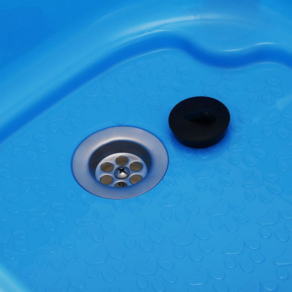 GroomStar Small Animal Bath Tub – Blue Lightweight Basin, Ideal for Compact Spaces