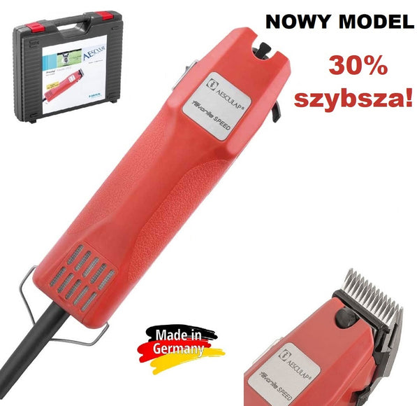 Aesculap Favorita Speed 35W Professional Single-Speed Clipper – Durable Grooming Tool, Blade Not Included