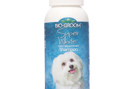 Bio-Groom Super White Shampoo – Brightening Formula, Enhances White Coat Color, 59ml