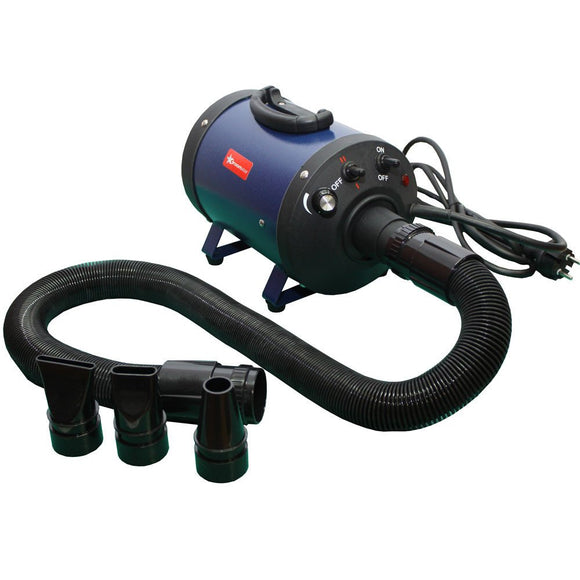 GroomStar Topaz CS-2400 Table Grooming Dryer – 2200W Single-Engine, 68 L/s, Dark Blue