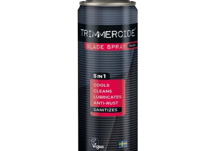 Trimmercide Blade Spray Plus+ 5in1 – Cleaning and Disinfecting Spray for Grooming Blades, 425g